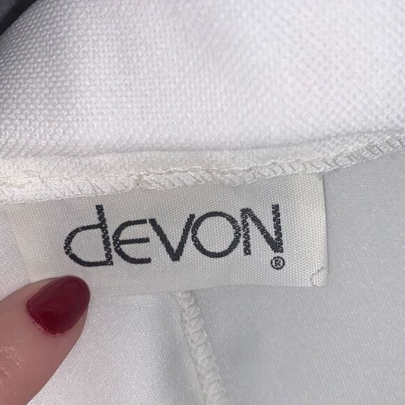 Vintage 70’s ILGWU Devon Retro Side Striped Skort Size 18 - Picture 10 of 15